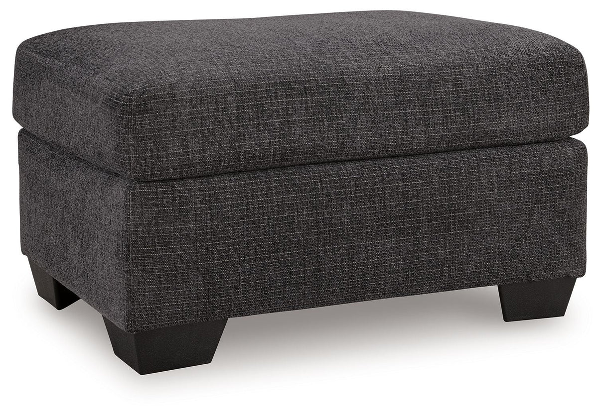 Loreo Ebony Ottoman