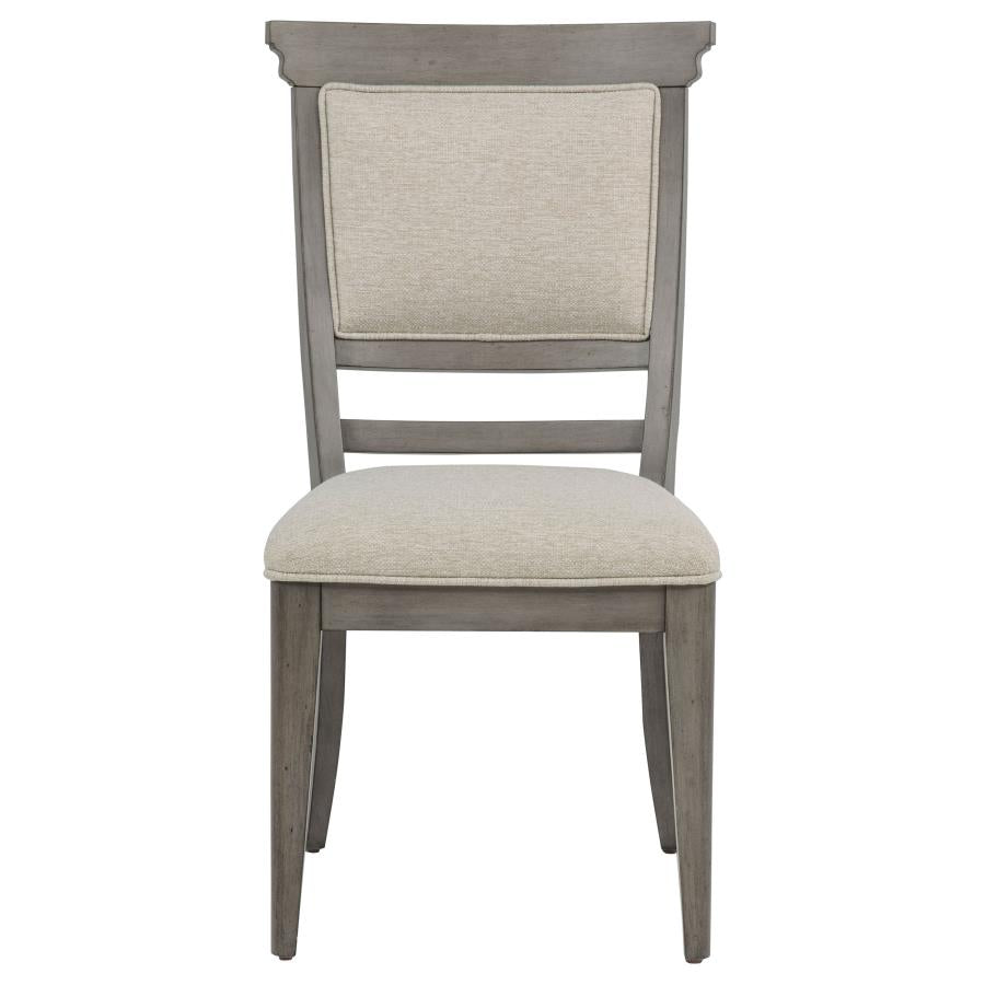 Cresswell Upholstered Dining Side Chair Tan (Set of 2)