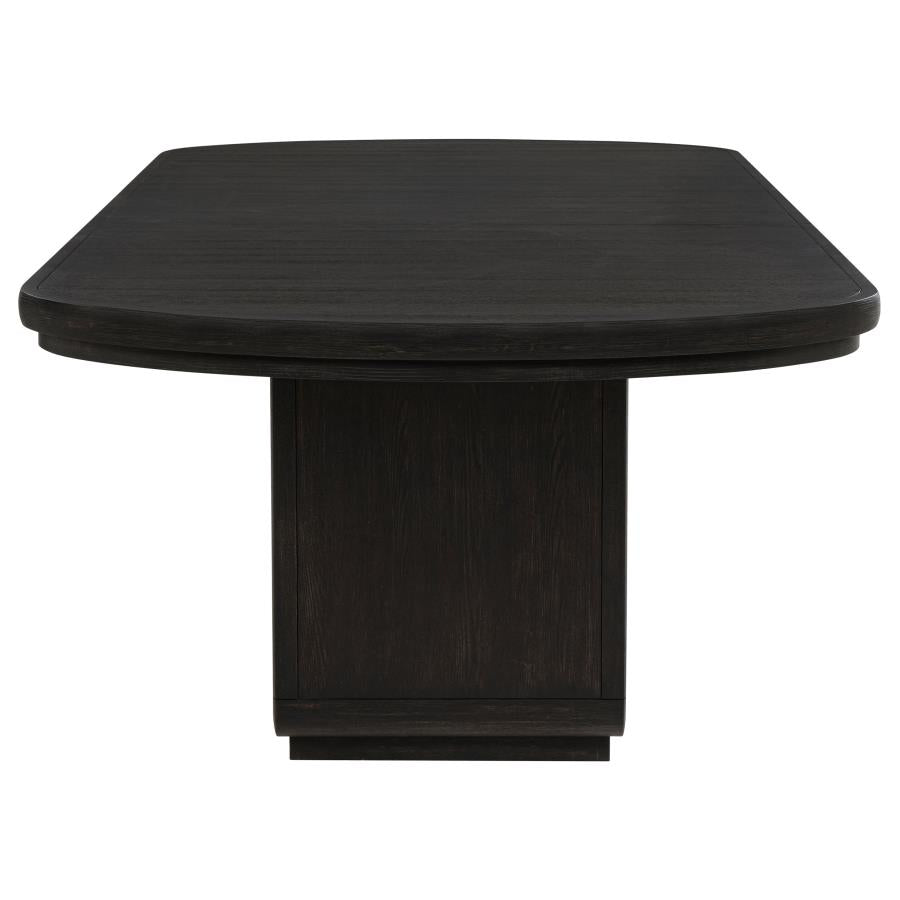 Leandro Cream/Burnished Black 5-piece Rectangular Dining Table Set by Coaster at Eve Furniture