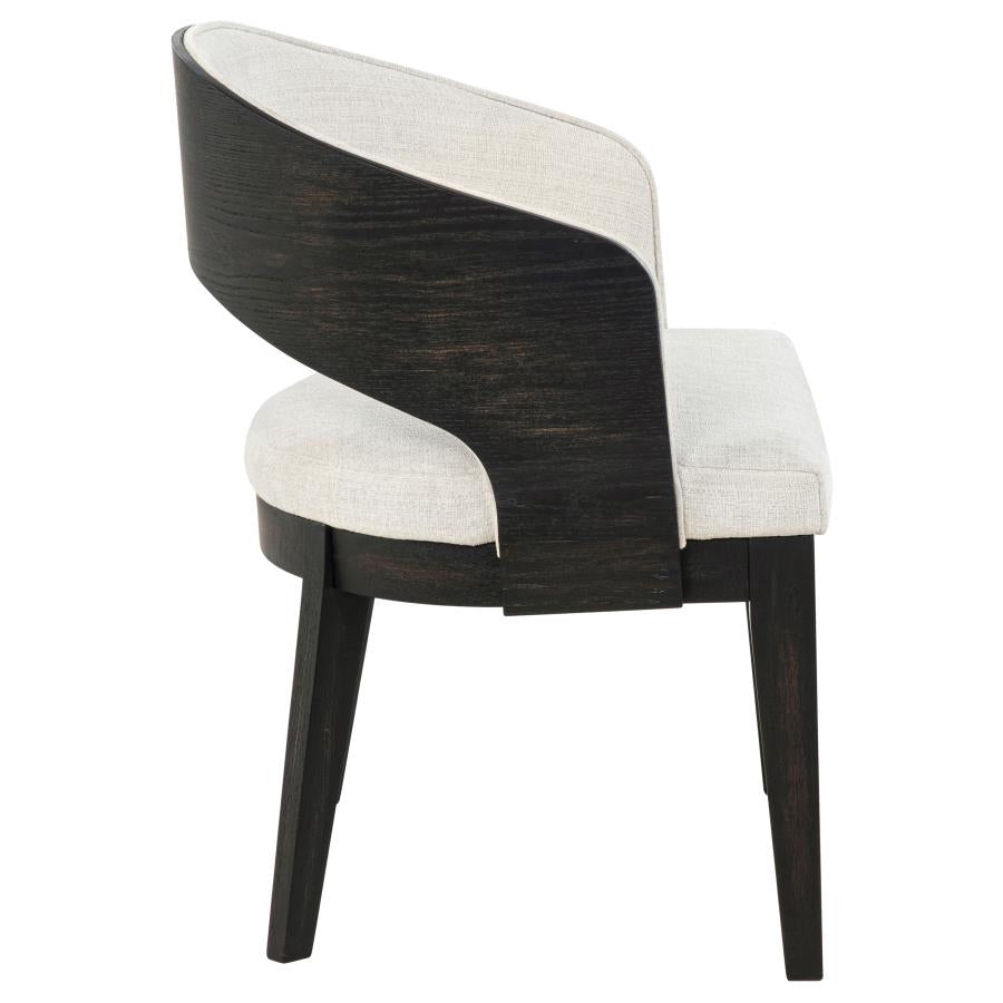 Leandro Cream/Burnished Black 5-piece Rectangular Dining Table Set by Coaster at Eve Furniture