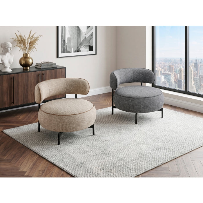 Encircle Brown Swivel Chair by Homelegance at Eve Furniture