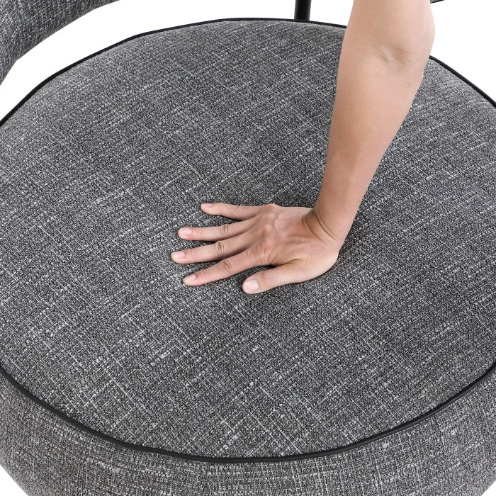Encircle Grey Swivel Chair by Homelegance at Eve Furniture