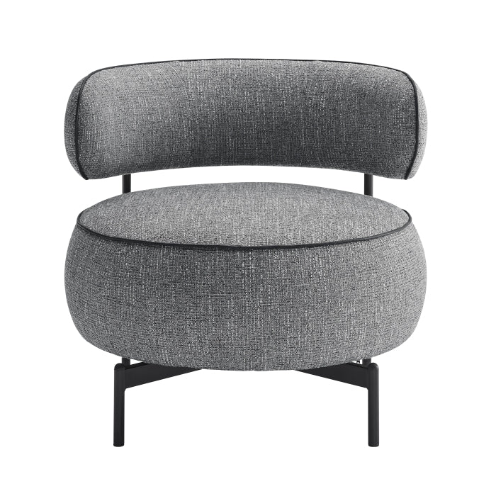 Encircle Grey Swivel Chair by Homelegance at Eve Furniture