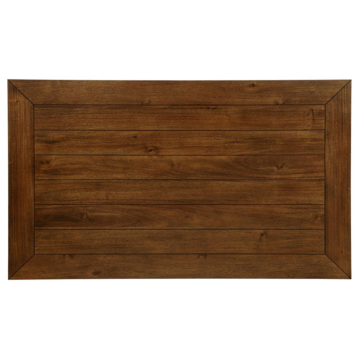 Atwood Warm Brown 5-Piece Rectangular Wood Dining Room Set