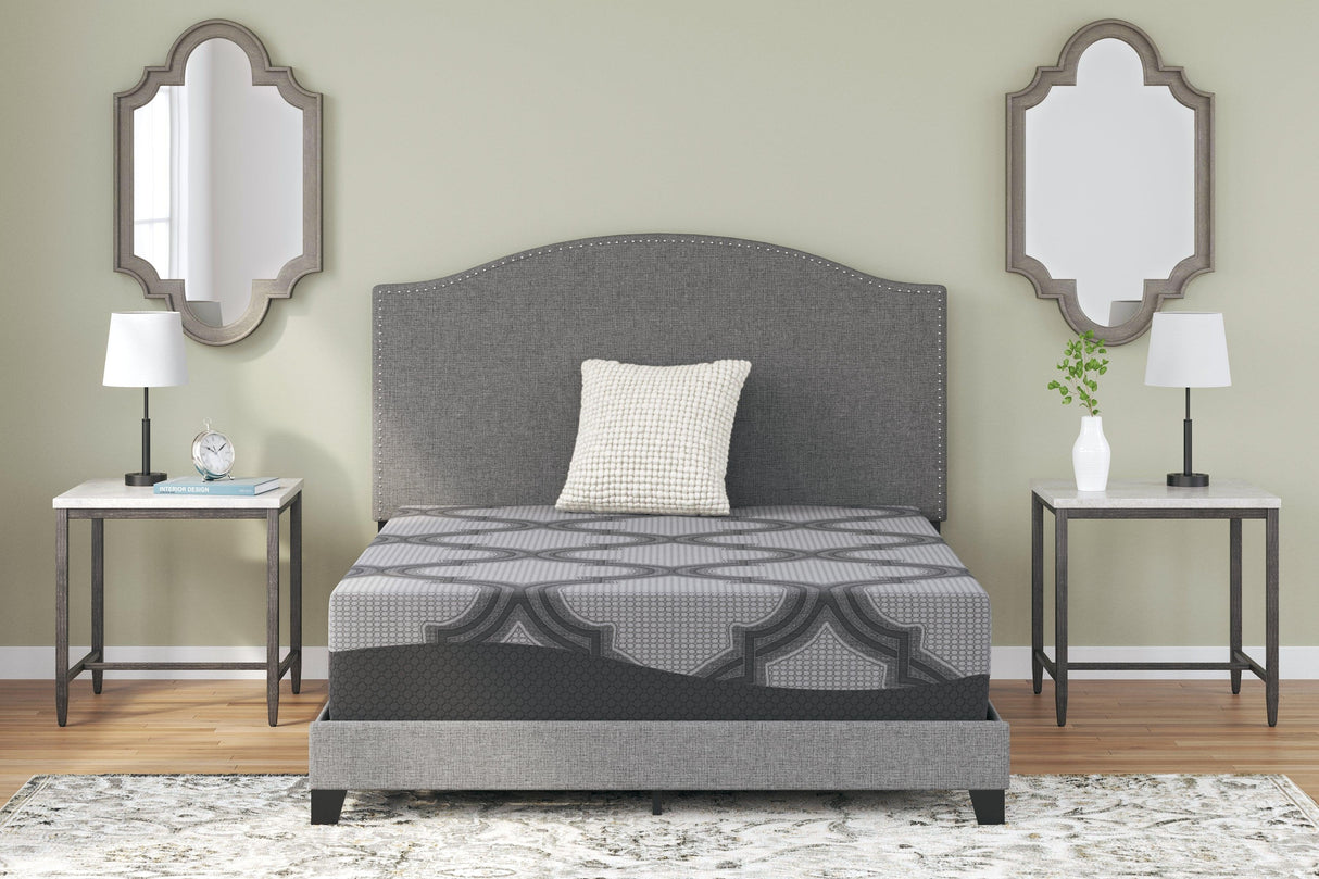 12 Inch Ashley Hybrid Gray California King Mattress by Ashley at Eve Furniture
