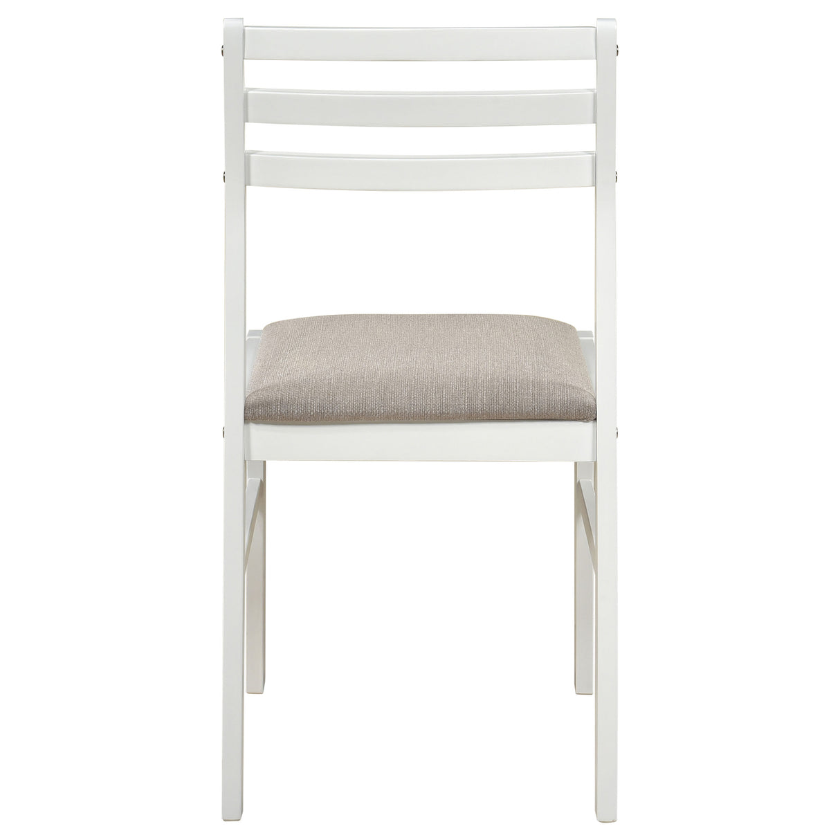 Bucknell White 3-Piece Round Drop Leaf Dining Room Set
