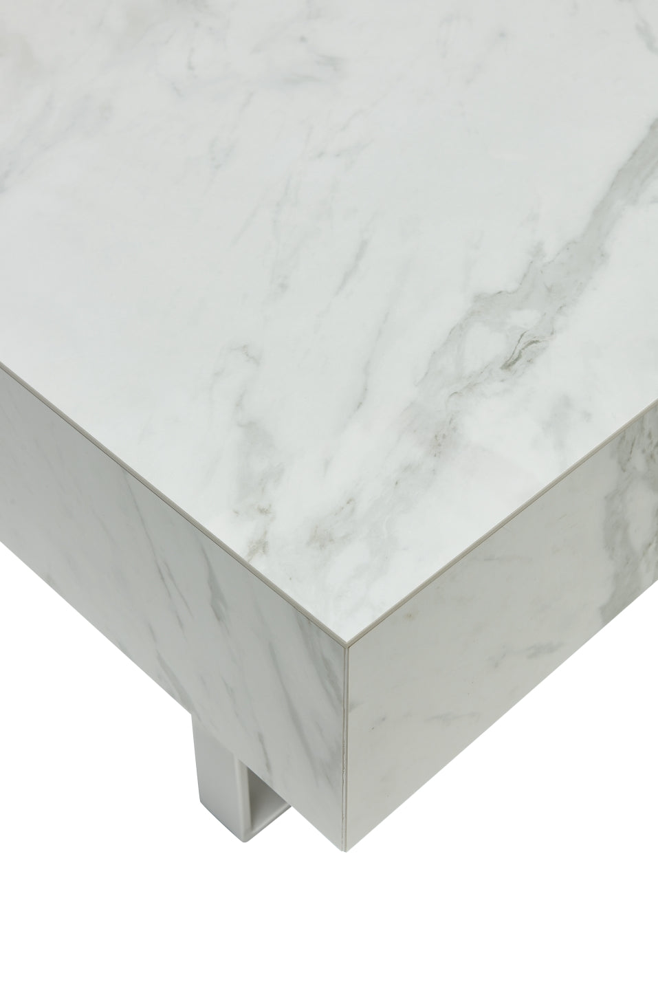1498 White marble Coffee Table by ESF Furniture at Eve Furniture