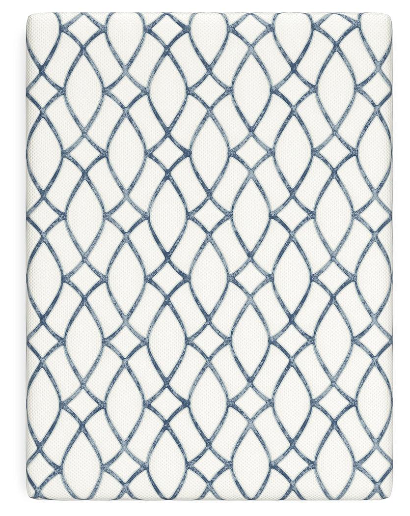 14 Inch Chime Elite 2.0 White/Blue Queen Mattress by Ashley at Eve Furniture