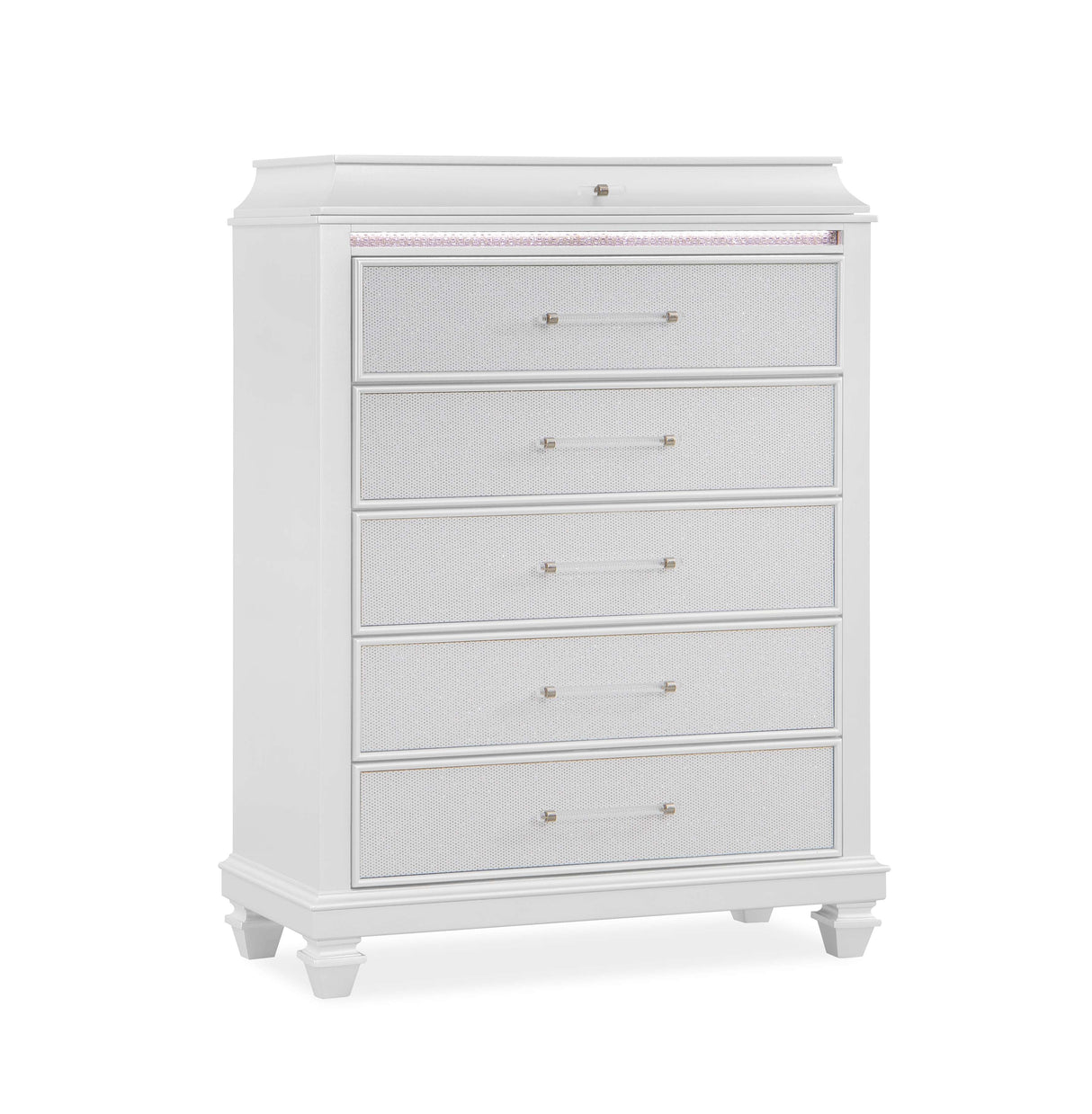 Sabrina White Bedroom Set by Cosmos Furniture at Eve Furniture