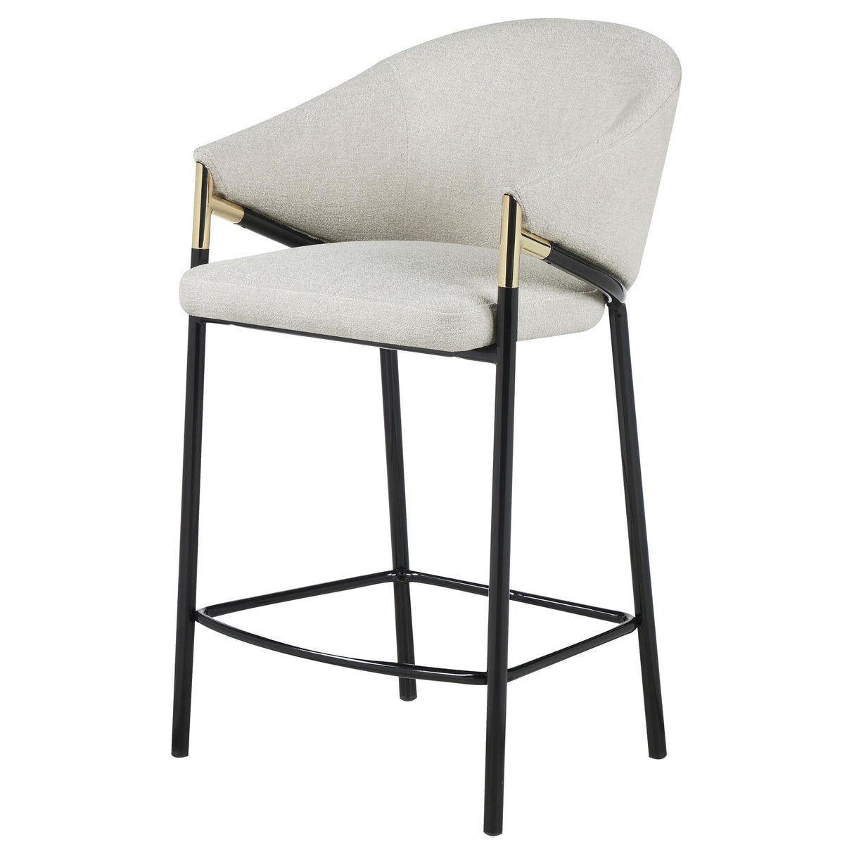 Chadwick Beige Fabric Upholstered Counter Chair (Set of 2)