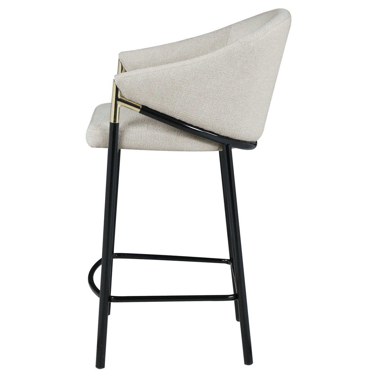 Chadwick Beige Fabric Upholstered Counter Chair (Set of 2)