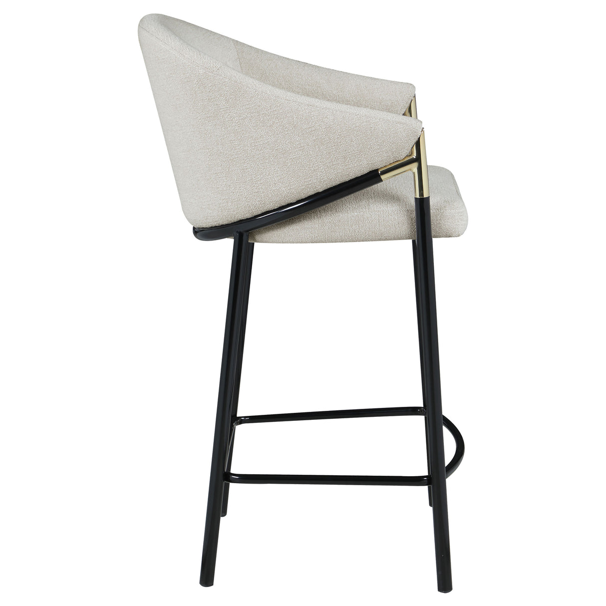 Chadwick Beige Fabric Upholstered Counter Chair (Set of 2)