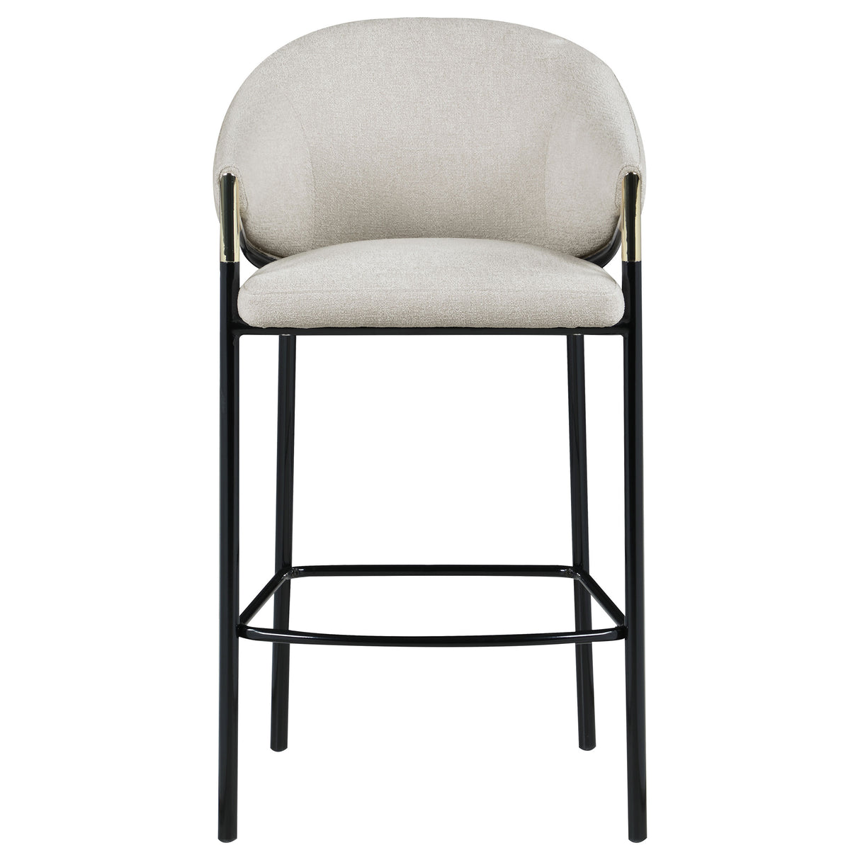 Chadwick Beige Fabric Upholstered Bar Chair (Set of 2)