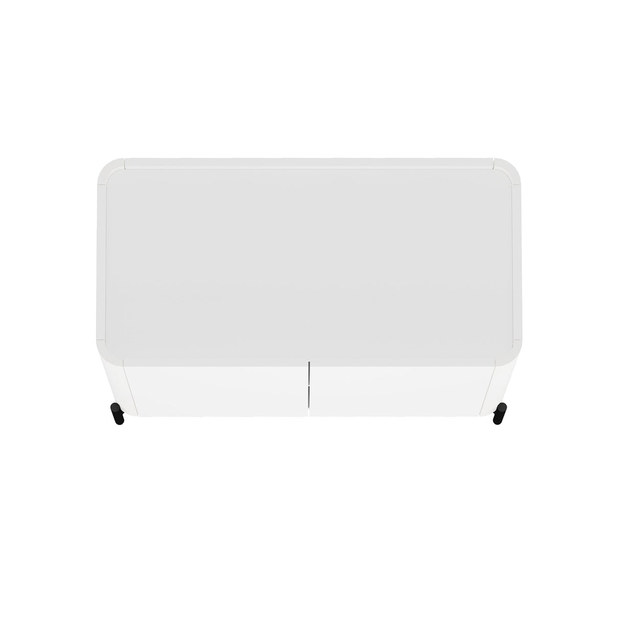 2-Piece Abbey Accent Cabinet and Bookcase in White by Manhattan Comfort at Eve Furniture