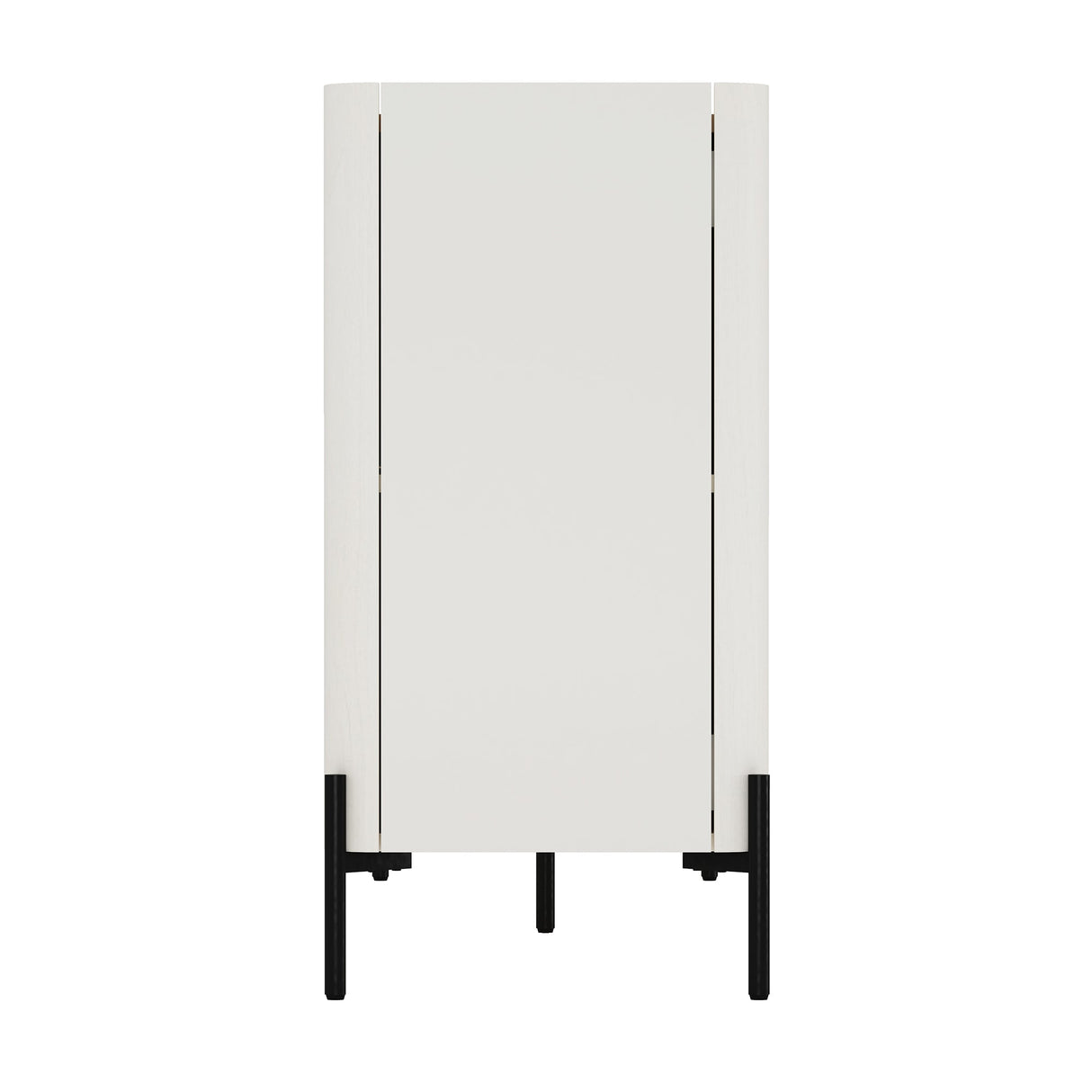 2-Piece Abbey Accent Cabinet and Sideboard in Maple and Off White by Manhattan Comfort at Eve Furniture