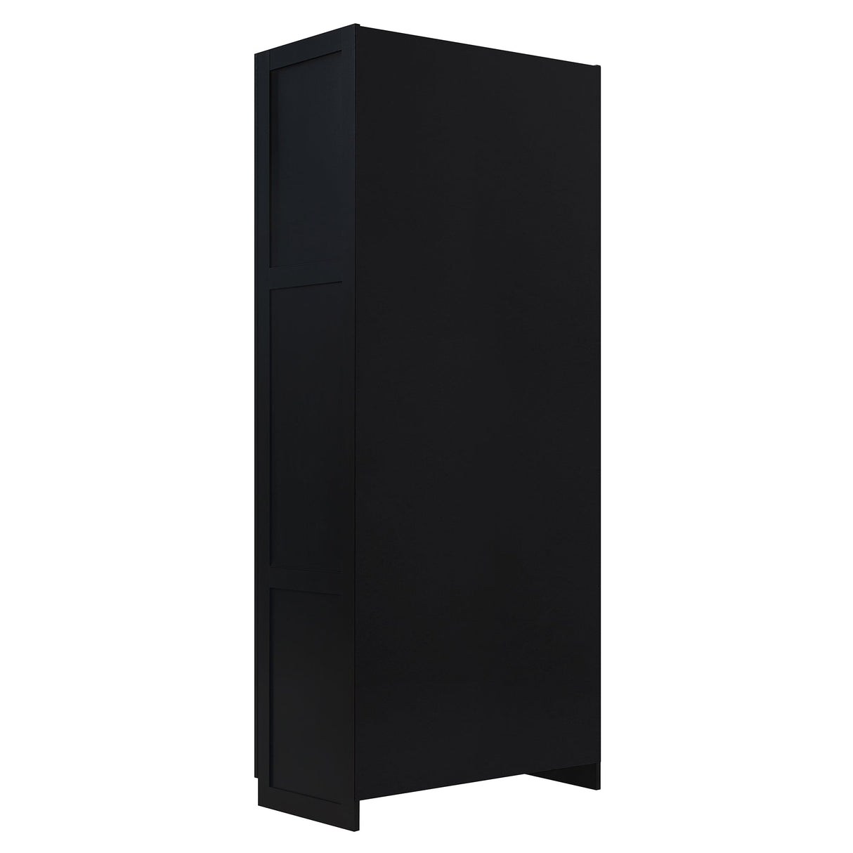 2-Piece Cornelia Storage Closet 1.0 and 2.0 in Black by Manhattan Comfort at Eve Furniture
