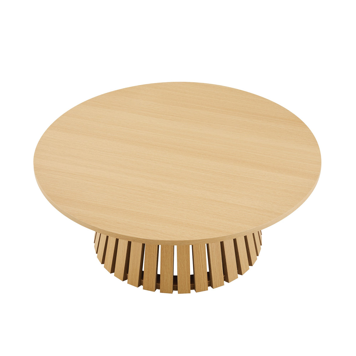 2-Piece Layla Coffee and End Table in Natural Oak by Manhattan Comfort at Eve Furniture