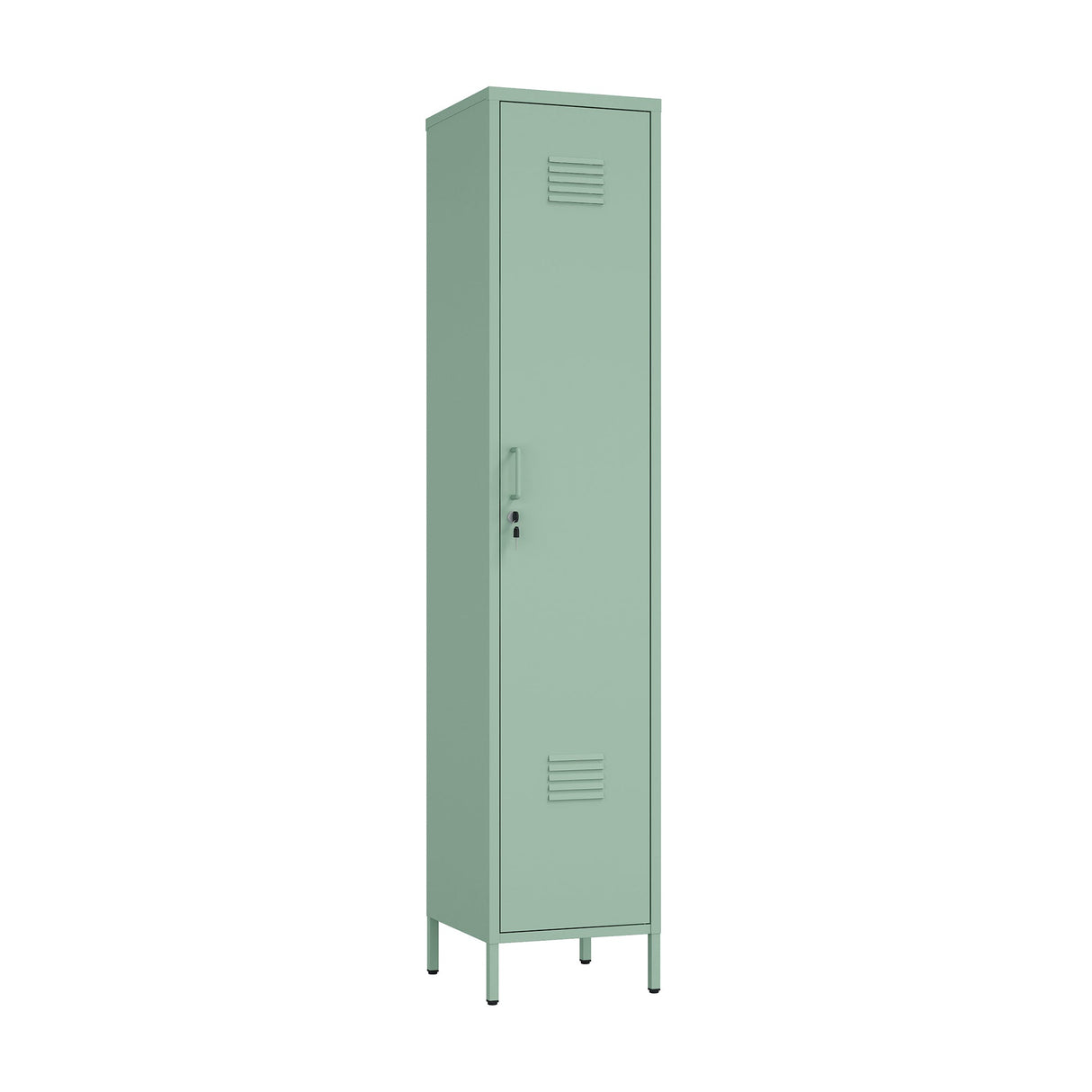 2-Piece Naomi Accent Cabinet and Storage Cabinet in Green by Manhattan Comfort at Eve Furniture