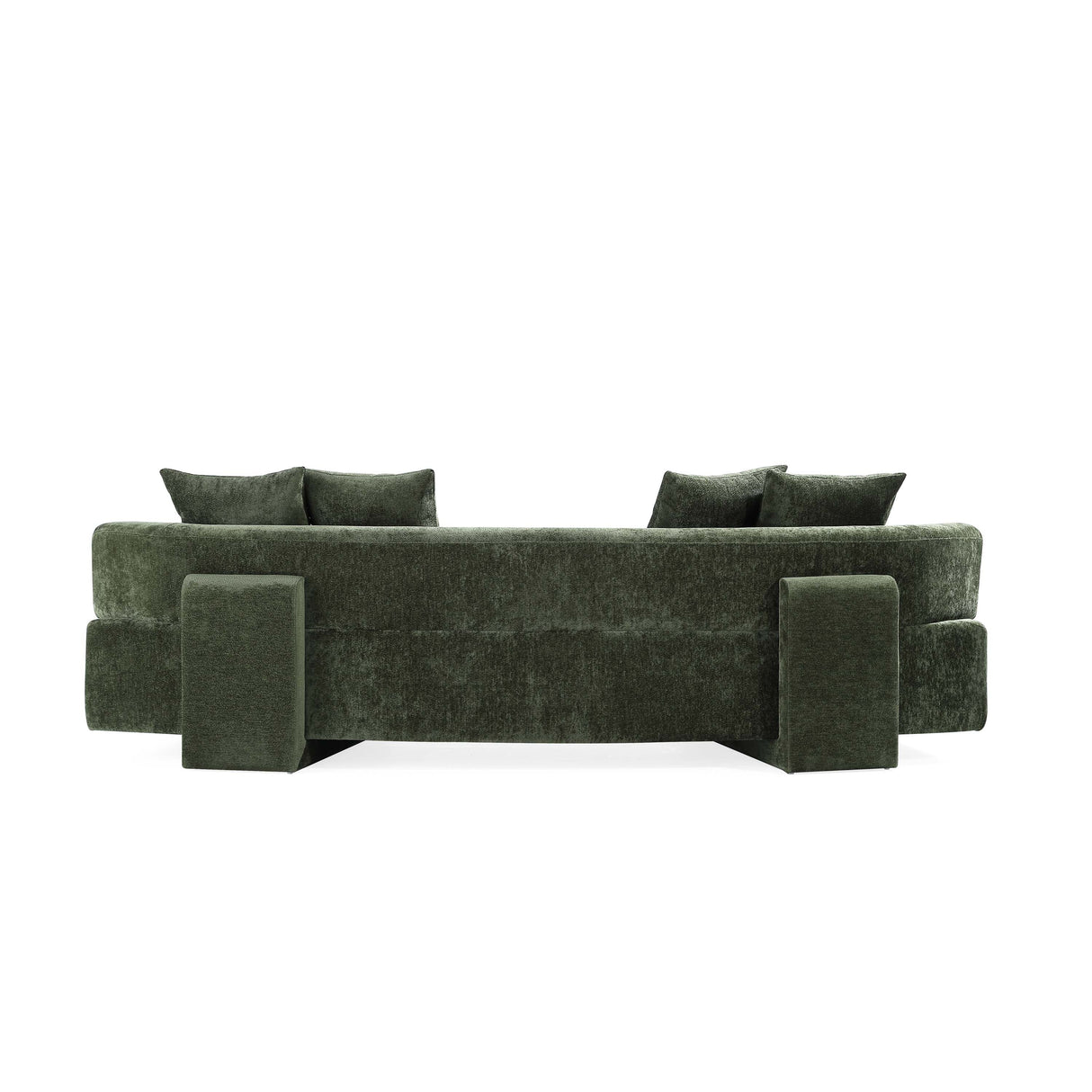 2-Piece Verandah 90.6" Sofa and 112" XL Sofa in Olive Green by Manhattan Comfort at Eve Furniture