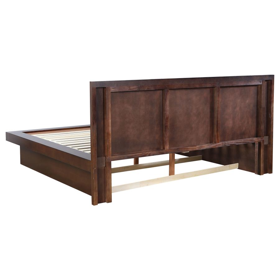 Jessica Cappuccino 5-Piece King Bedroom Set with Nightstand Panels by Coaster at Eve Furniture