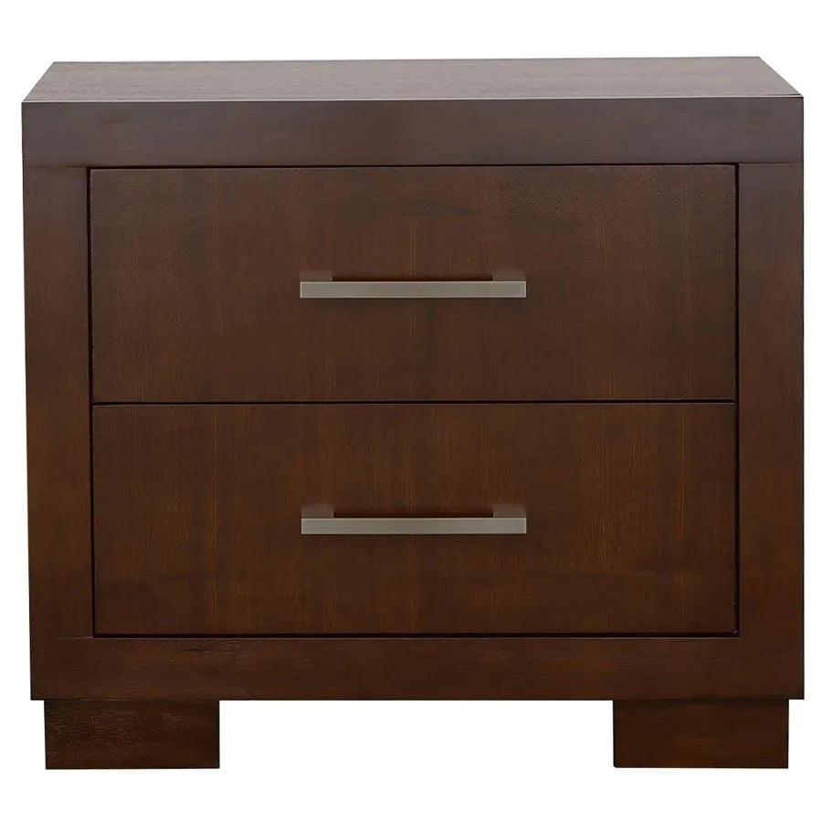 Jessica Cappuccino 5-Piece King Bedroom Set with Nightstand Panels by Coaster at Eve Furniture