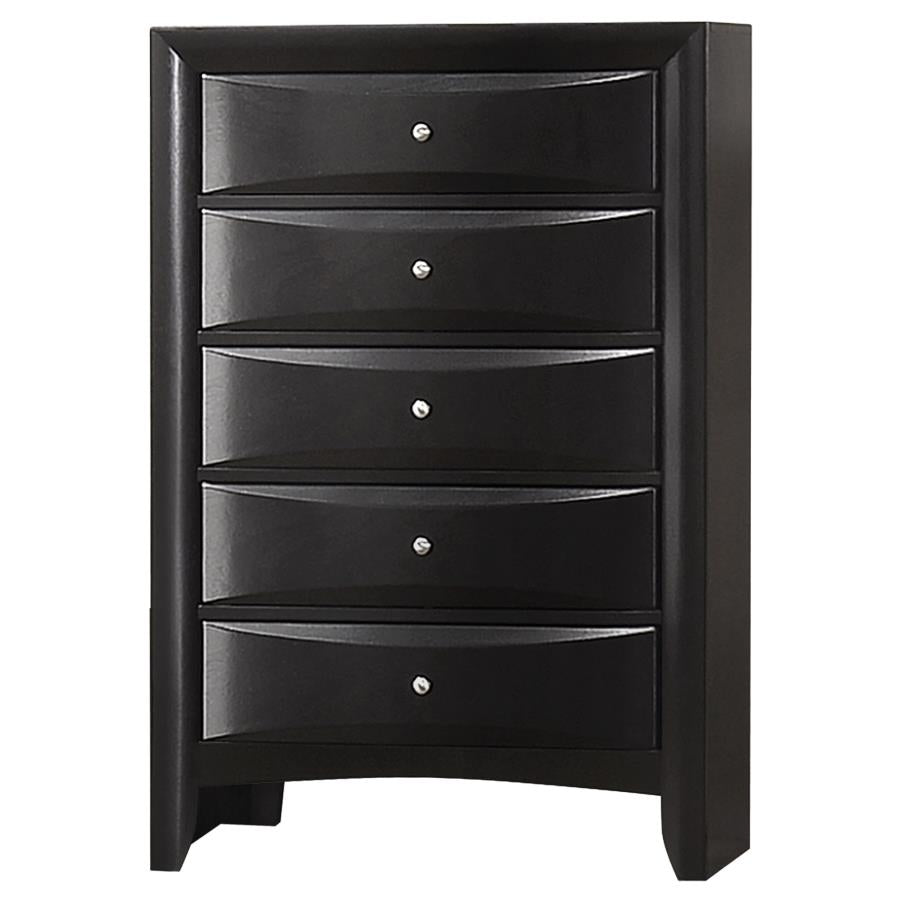 Briana Black 5-Piece California King Bedroom Set by Coaster at Eve Furniture