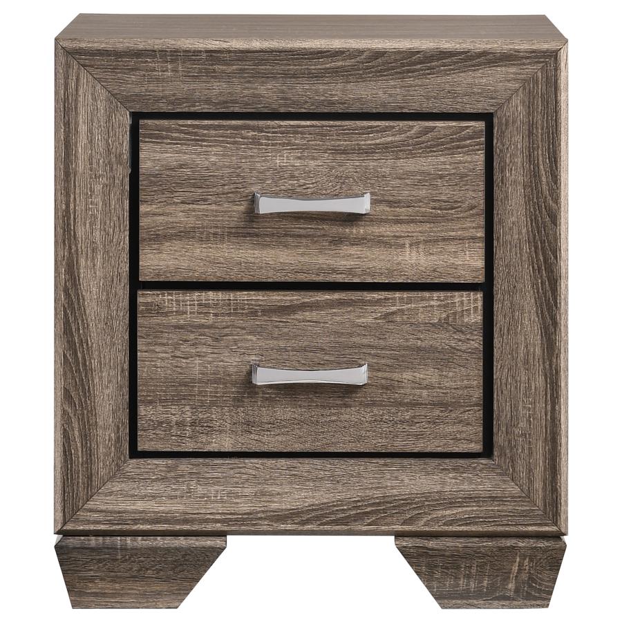 Kauffman Washed Taupe 4-piece California King Bedroom Set by Coaster at Eve Furniture
