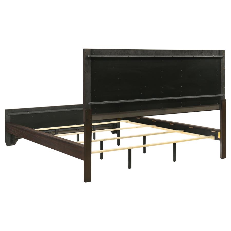 Kauffman Dark Cocoa 5-Piece California King Bedroom Set