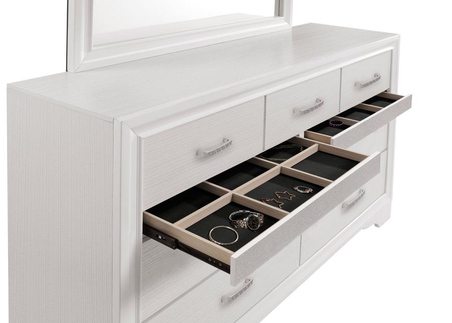 Miranda White 4-Piece Full Storage Bedroom Set