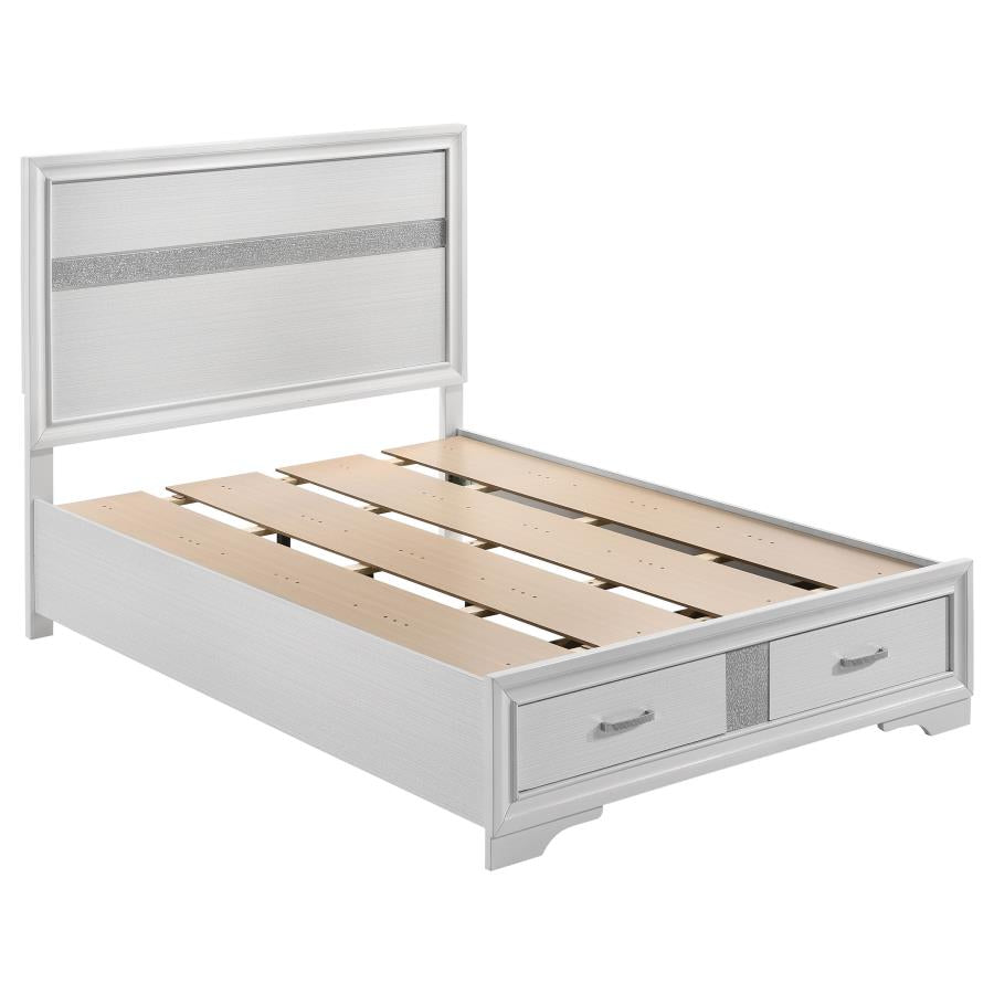 Miranda White 5-Piece Full Storage Bedroom Set