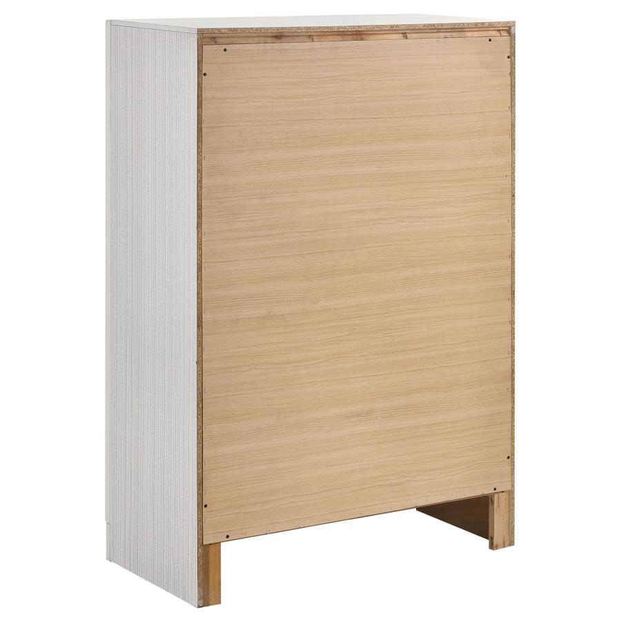 Miranda White 5-Piece Full Storage Bedroom Set