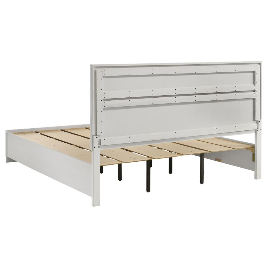 Miranda White 4-Piece Eastern King Platform Storage Bedroom Set by Coaster at Eve Furniture