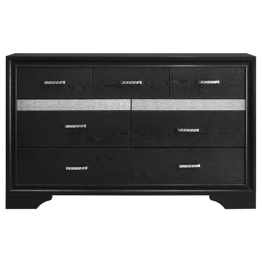 Miranda Black 4-Piece Twin Storage Bedroom Set