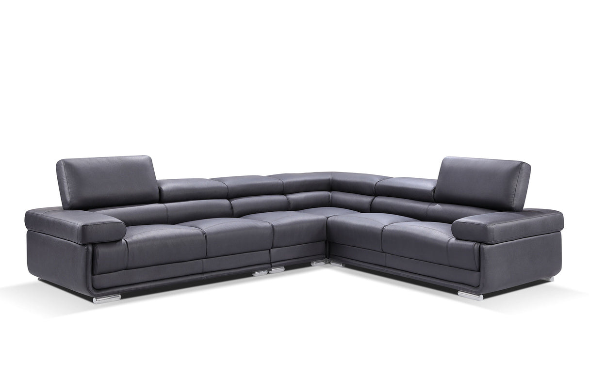 2119 Sectional Black by ESF Furniture at Eve Furniture