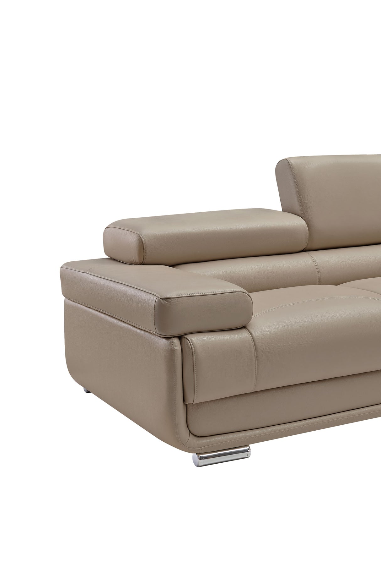 2119 Sectional with Extra Chair - Beige by ESF Furniture at Eve Furniture