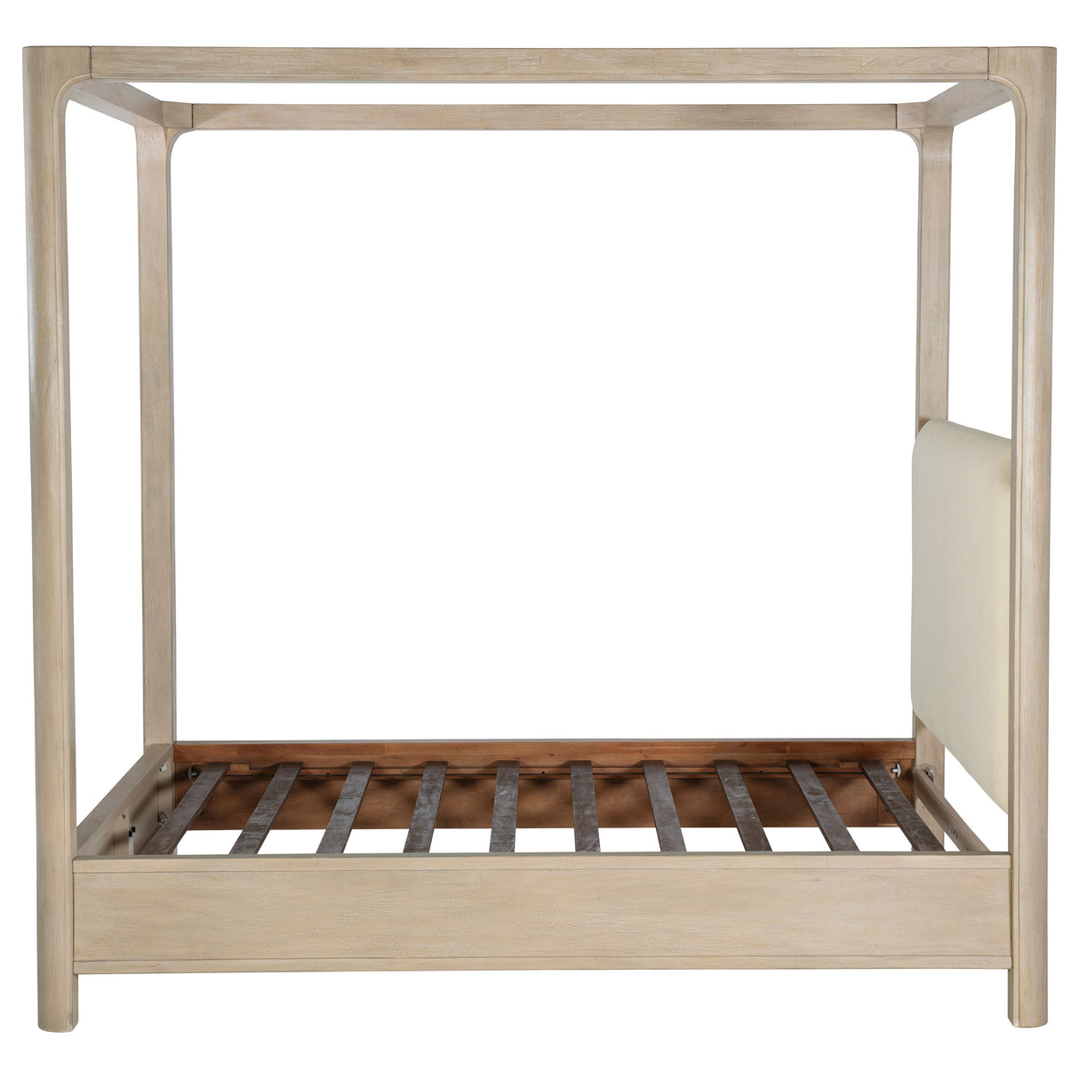Solano Weathered Mango 83-inch California King Canopy Bed by Coaster at Eve Furniture