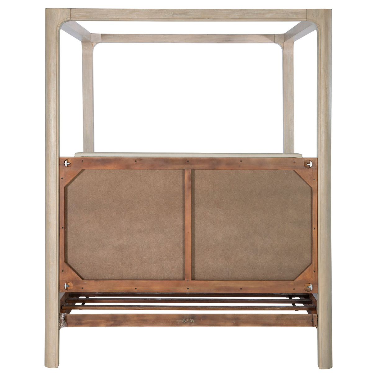 Solano Weathered Mango 83-inch California King Canopy Bed by Coaster at Eve Furniture