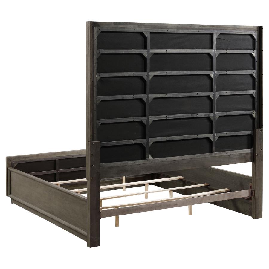 Juego de dormitorio Durango Washed Oak de 4 piezas Eastern King