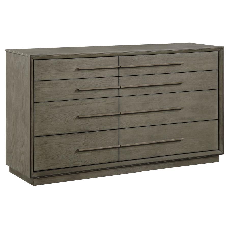 Juego de dormitorio Durango Washed Oak de 4 piezas Eastern King