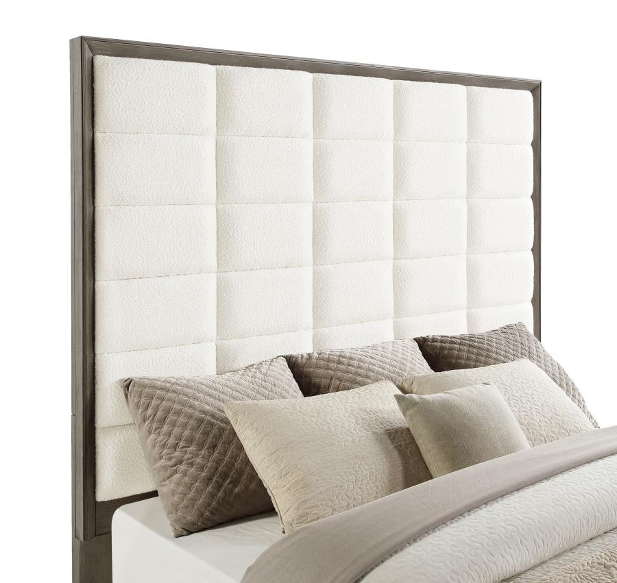 Juego de dormitorio Durango Washed Oak de 4 piezas Eastern King