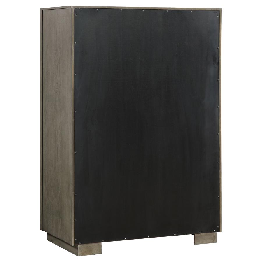 Juego de dormitorio de 5 piezas Durango Washed Oak California King