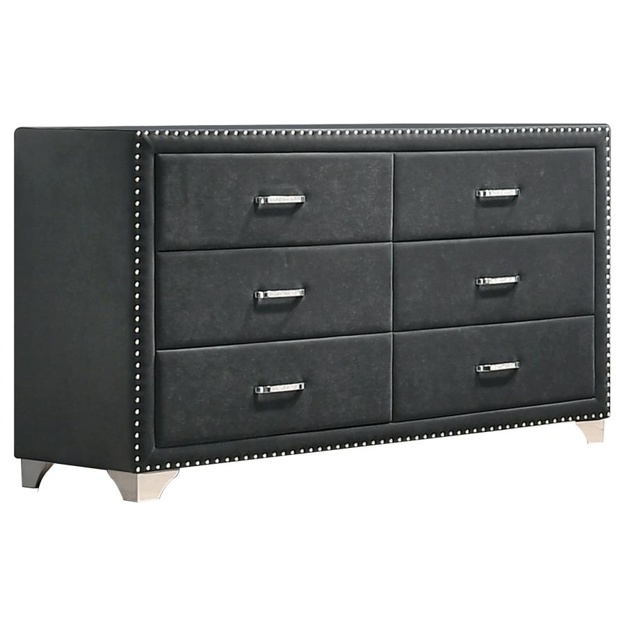 Melody Grey 4-piece Queen Bedroom Set by Coaster at Eve Furniture