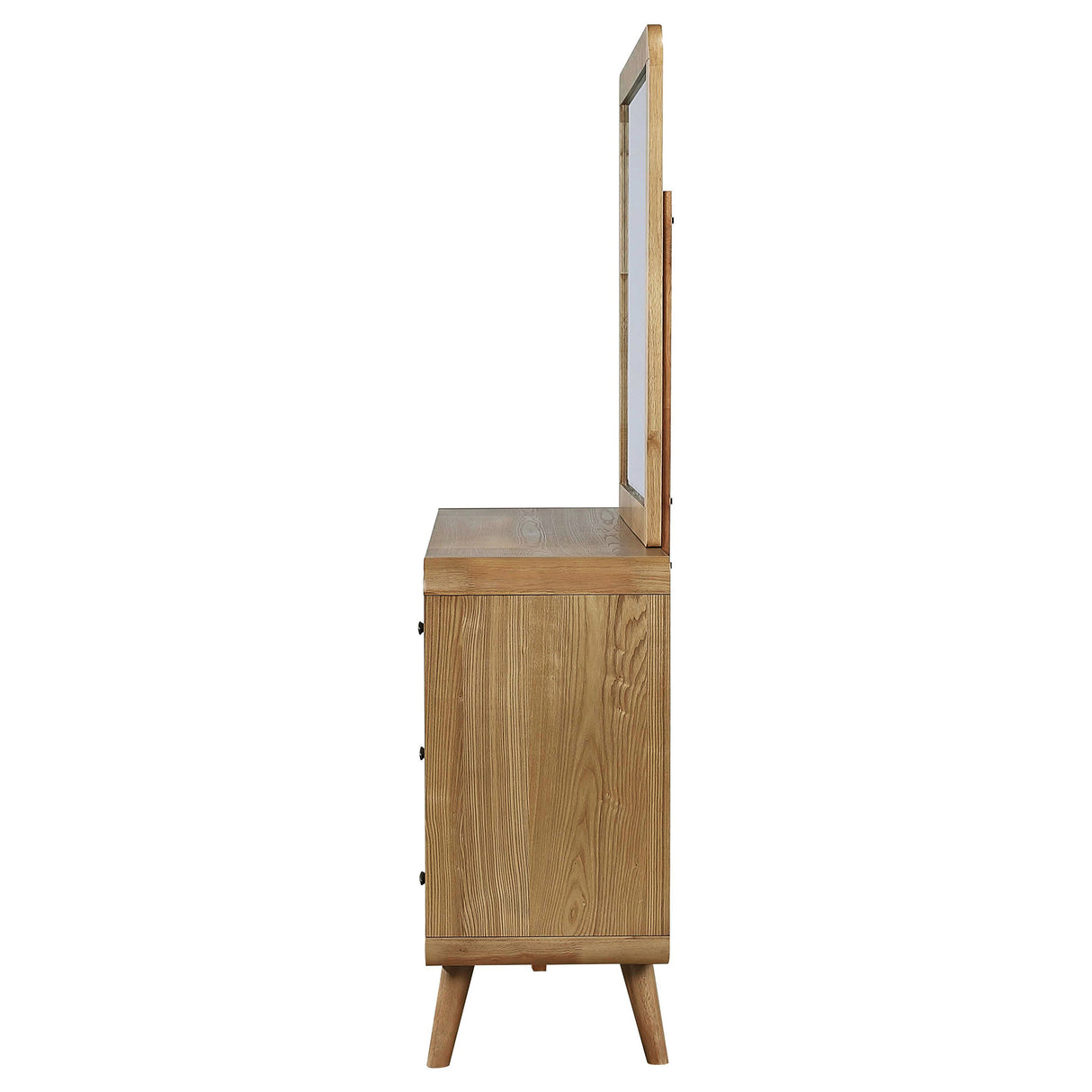 Robyn Light Ash 6-drawer Bedroom Dresser and Mirror