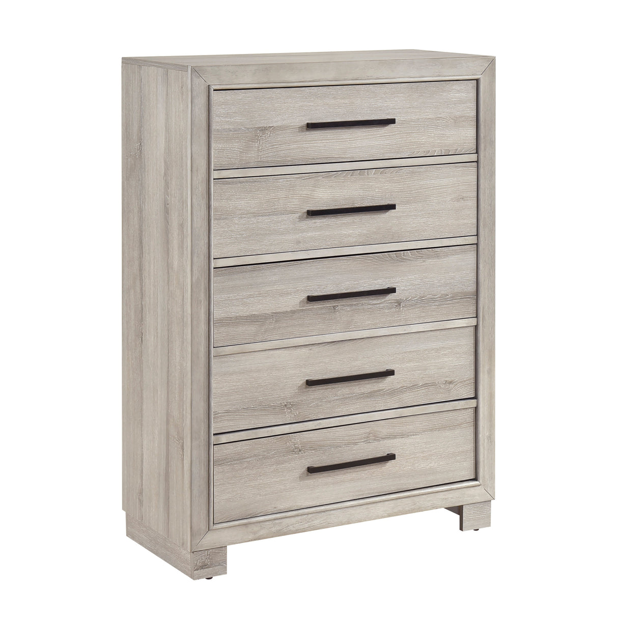 Everett Gray Bookcase Panel Bedroom Set by Homelegance at Eve Furniture