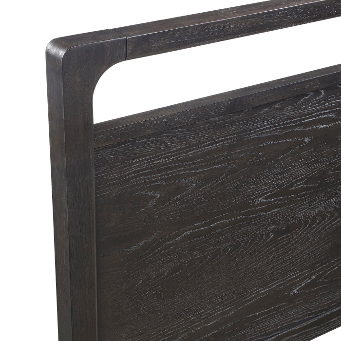 Elowen Black 5pc Set (QB+NS+DR+MR+CH) by Homelegance at Eve Furniture