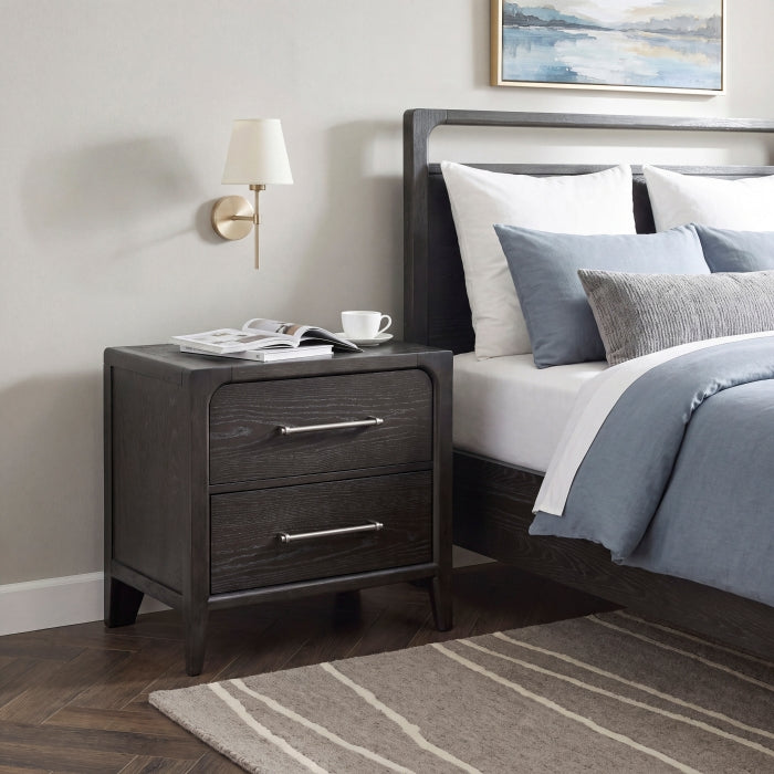 Elowen Black Night Stand by Homelegance at Eve Furniture