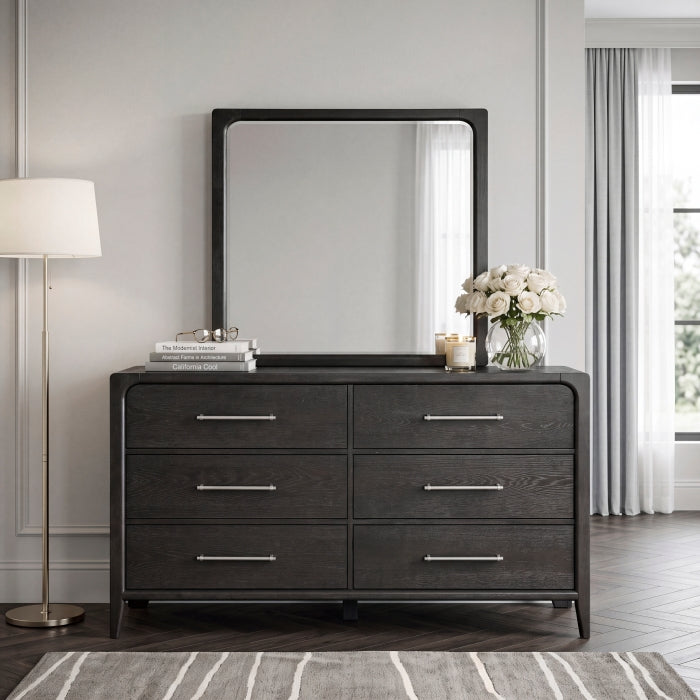 Elowen Black Mirror by Homelegance at Eve Furniture