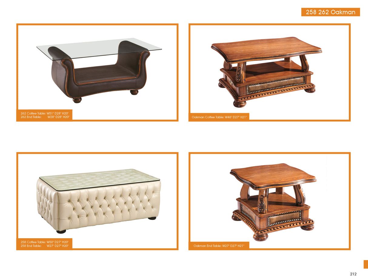 262 Coffee and End Tables by ESF Furniture at Eve Furniture