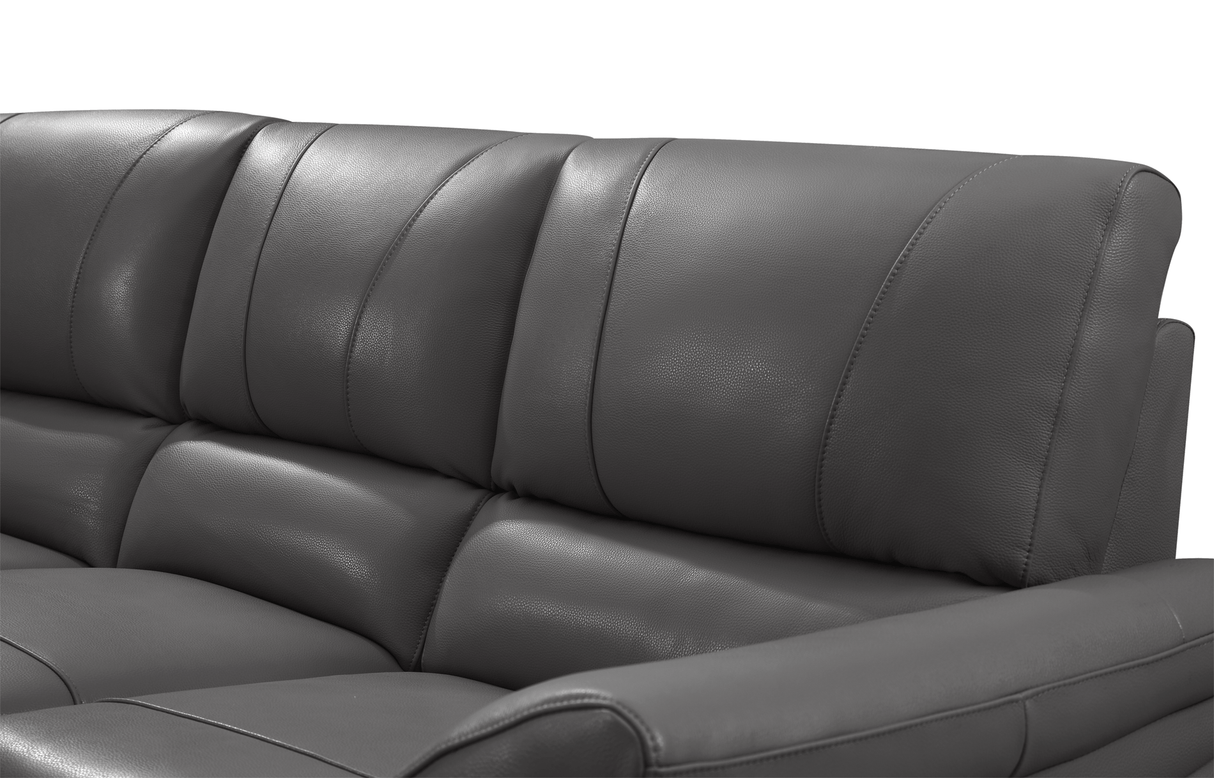2934 Dark Grey Loveseat w/ electric recliners by ESF Furniture at Eve Furniture