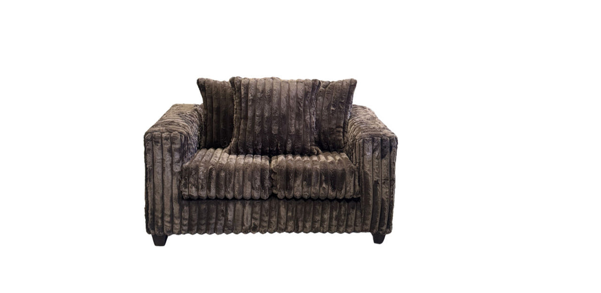 Gia Chocolate Sofa & Loveseat by New Era Innovations at Eve Furniture
